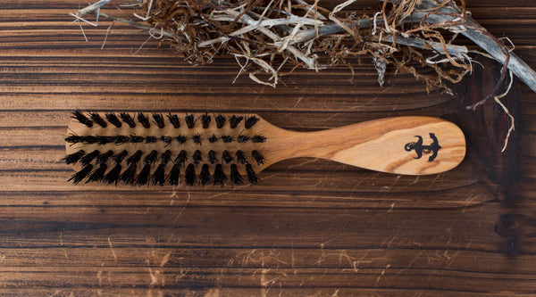 HOW TO // Care for your boar bristle beard brush