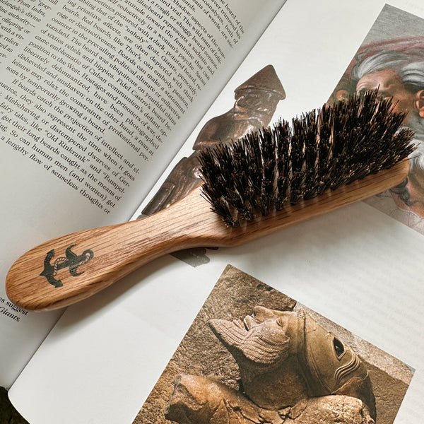 BESTOOL Beard Brush And Comb Set For Men Grooming Beards And Mustaches, Wooden Base Boar Bristle Beard Brush, Great Gifts For Men - View #9