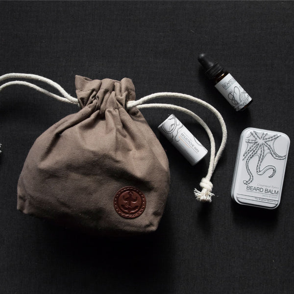 beard gift set oil balm wax